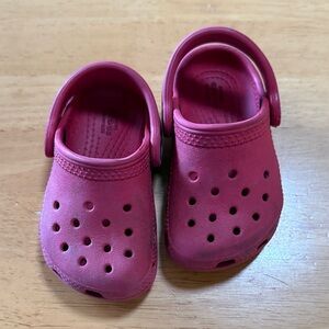 CROCS toddler red